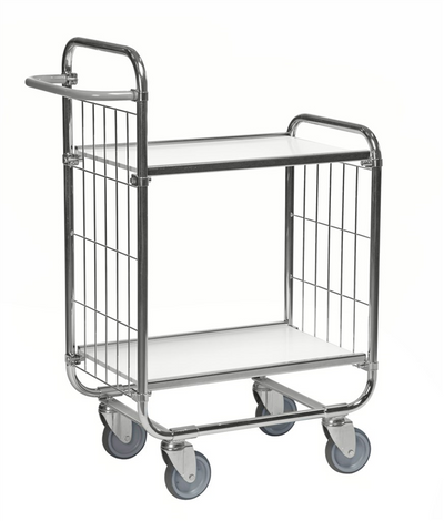 Series 8000 Shelving Trolley – Electrogalvanised Flex Cart – 250 kg Capacity (1395 × 470 × 1120 mm)