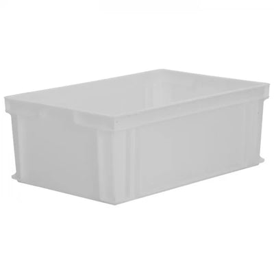 43.8 Litre Euro Stacking Box – 600x400x220mm – Solid Sides & Base