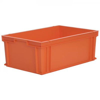 43.8 Litre Euro Stacking Box – 600x400x220mm – Solid Sides & Base