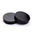 120ml Clear Glass Round Ointment Pot Empty Jar with 58mm Black Caps (Pack of 54)