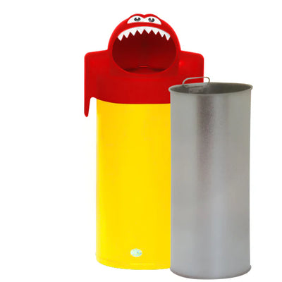 62 Litre Litter Eater Bin with Teeth – Fun MDPE Recycling & Waste Bin