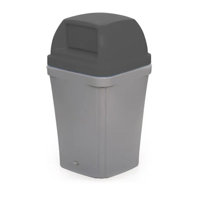 100 Litre Swing Top Bin – MDPE Waste & Recycling Bin with Drop-On Lid