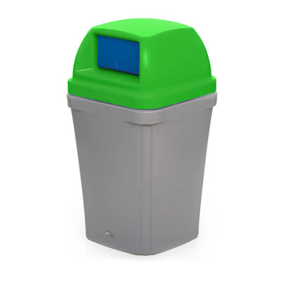 100 Litre Swing Top Bin – MDPE Waste & Recycling Bin with Drop-On Lid