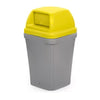 100 Litre Swing Top Bin – MDPE Waste & Recycling Bin with Drop-On Lid