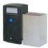 110 Litre External Push Flap Bin – MDPE Lockable Waste & Recycling Bin with Liner