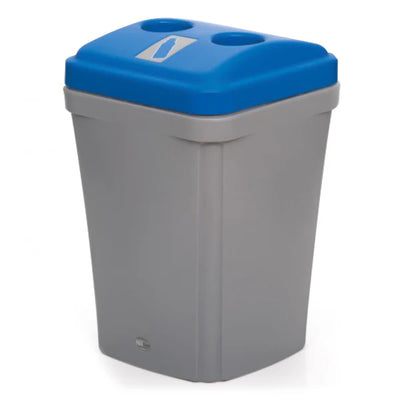 100 Litre Can & Bottle Recycling Bin – Dual Slot MDPE Recycling Bin