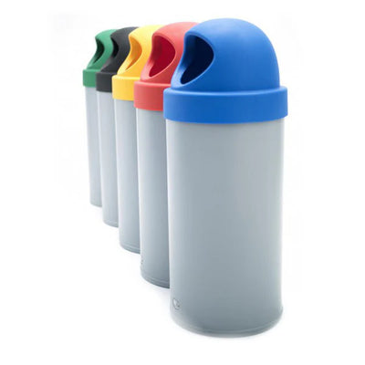 62 Litre Post Box Bin with Domed Lid – Slimline MDPE Recycling & Litter Bin