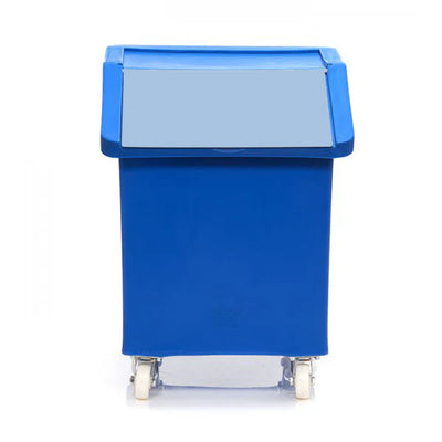 89 Litre Ingredients Trolley with Clear Flap Lid – Food Approved Mobile Storage Bin