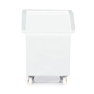 89 Litre Ingredients Trolley with Clear Flap Lid – Food Approved Mobile Storage Bin