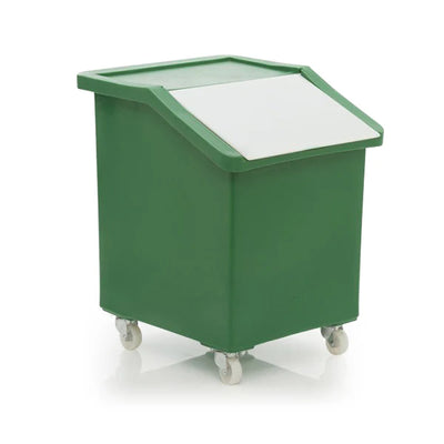 89 Litre Ingredients Trolley with Opaque Flap Lid – Food Approved Mobile Storage Bin