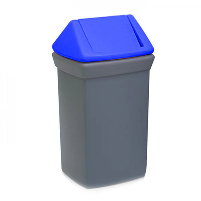 77 Litre Swing Top Bin with Drop-On Lid – MDPE Indoor Waste & Recycling Bin