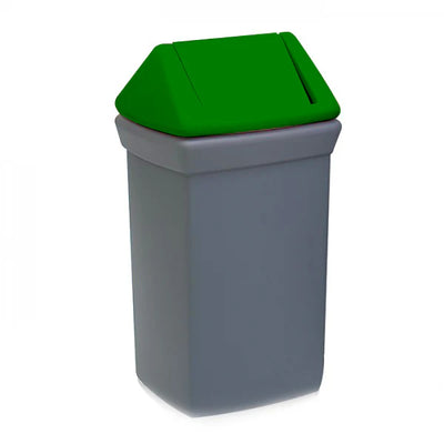 77 Litre Swing Top Bin with Drop-On Lid – MDPE Indoor Waste & Recycling Bin