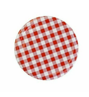 Caps à carreaux rouges à vis de 66MM