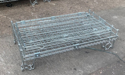 Used Half Euro Hypacage - Collapsible Wire Mesh Pallet Cage