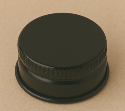 83R3 Black Urea Caps with PVDC Liner – Strong, Elegant Sealing Solution