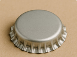 Tapones de corona de plata para botellas de cerveza – 26mm