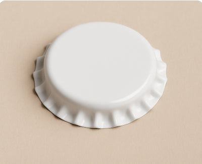 Tapones de corona blancos para botellas de cerveza – 26mm