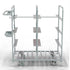 Metal Order Picking Cart – 8 Shelf Warehouse Trolley | 150kg Load Capacity