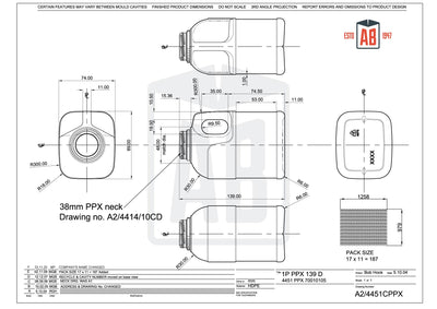 568ml Polyethylene Milk Containers