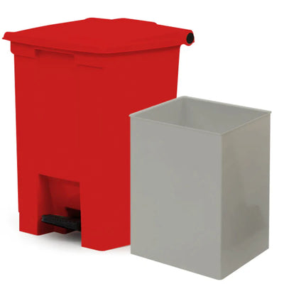 45 Litre Pedal Bin – Hands-Free HDPE Waste Bin with Silent Closing Lid