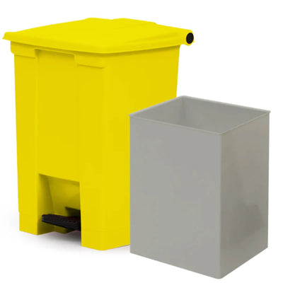 45 Litre Pedal Bin – Hands-Free HDPE Waste Bin with Silent Closing Lid