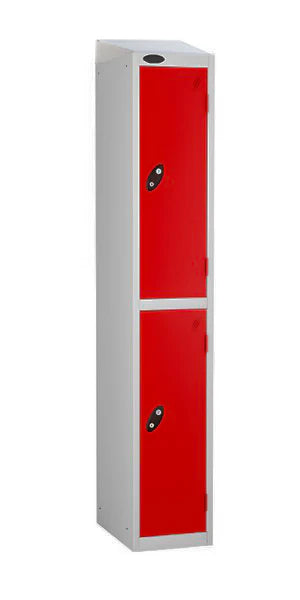 2 Door Steel Locker – Anti-Bacterial Powder Coated Mild Steel