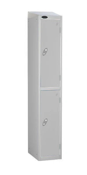 2 Door Steel Locker – Anti-Bacterial Powder Coated Mild Steel