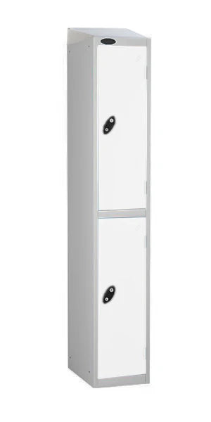 2 Door Steel Locker – Anti-Bacterial Powder Coated Mild Steel