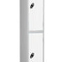 2 Door Steel Locker – Anti-Bacterial Powder Coated Mild Steel