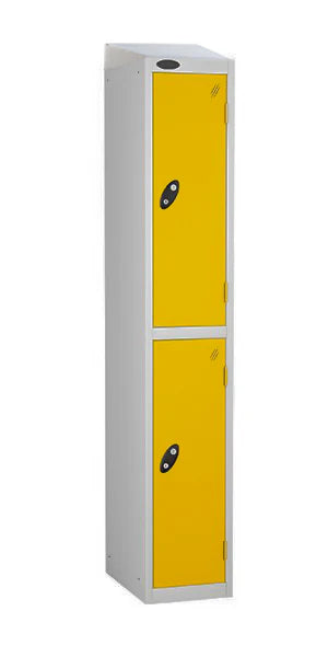 2 Door Steel Locker – Anti-Bacterial Powder Coated Mild Steel