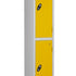 2 Door Steel Locker – Anti-Bacterial Powder Coated Mild Steel