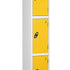3 Door Steel Locker – Anti-Bacterial Powder Coated Mild Steel