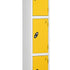3 Door Steel Locker – Anti-Bacterial Powder Coated Mild Steel