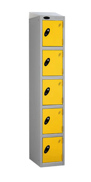 5 Door Steel Locker – Anti-Bacterial Powder Coated Mild Steel