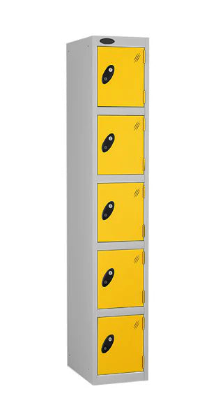 5 Door Steel Locker – Anti-Bacterial Powder Coated Mild Steel