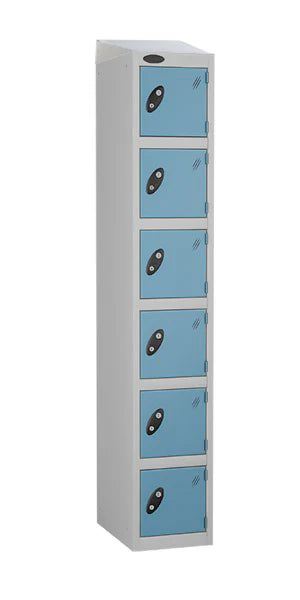 6 Door Steel Locker – Anti-Bacterial Powder Coated Mild Steel