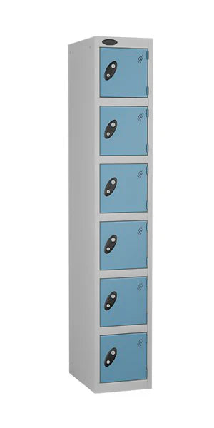 6 Door Steel Locker – Anti-Bacterial Powder Coated Mild Steel