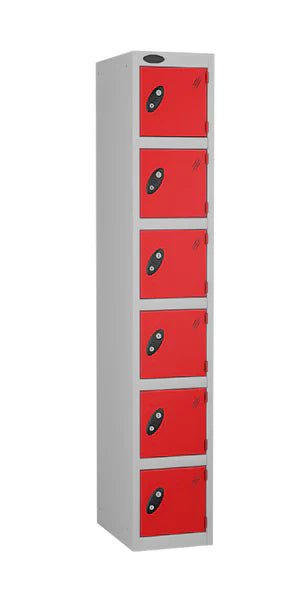 6 Door Steel Locker – Anti-Bacterial Powder Coated Mild Steel