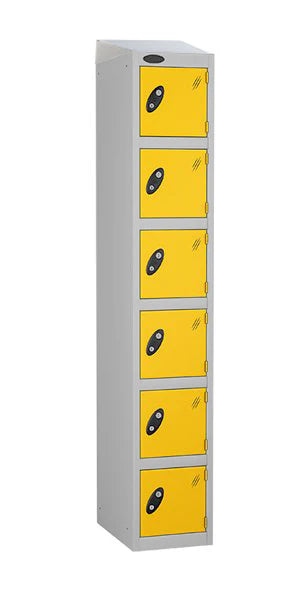 6 Door Steel Locker – Anti-Bacterial Powder Coated Mild Steel