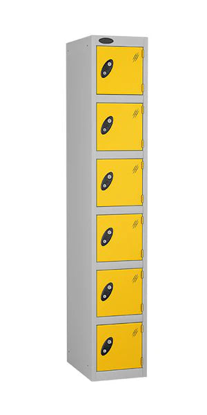 6 Door Steel Locker – Anti-Bacterial Powder Coated Mild Steel