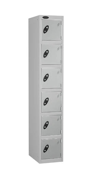 6 Door Steel Locker – Anti-Bacterial Powder Coated Mild Steel