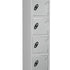 6 Door Steel Locker – Anti-Bacterial Powder Coated Mild Steel