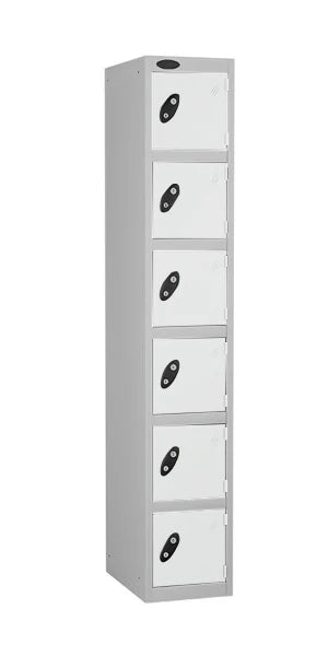 6 Door Steel Locker – Anti-Bacterial Powder Coated Mild Steel