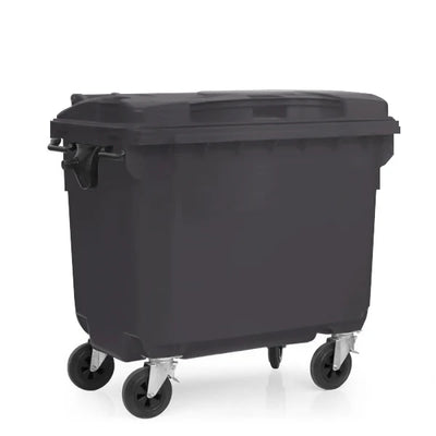 660 Litre Wheeled Waste Bin – Heavy Duty HDPE Wheelie Bin with Castors