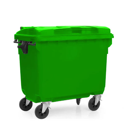 660 Litre Wheeled Waste Bin – Heavy Duty HDPE Wheelie Bin with Castors