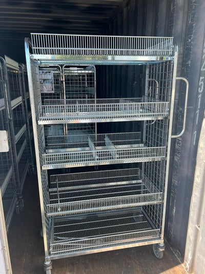 Used Stock Replenishing Cage with no step