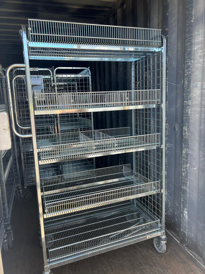 Used Stock Replenishing Cage with no step