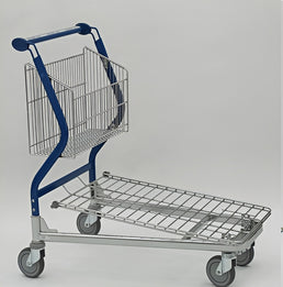 Vario 90 Transport Trolley – Fixed Basket Trolley with Wire Platform - AB Range