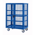 Boxwell Heavy Duty Shelf Truck with Doors 1355 x 900 x 600mm 500kg Capacity