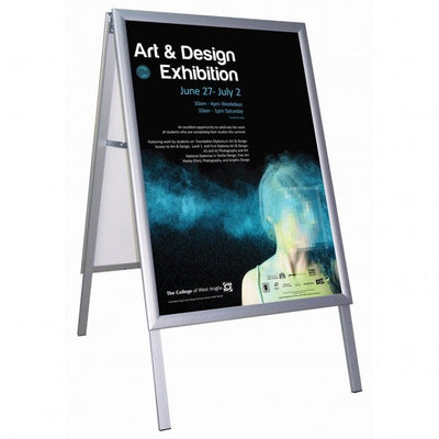 Freestanding A-Frame Poster Frame Display Stand
